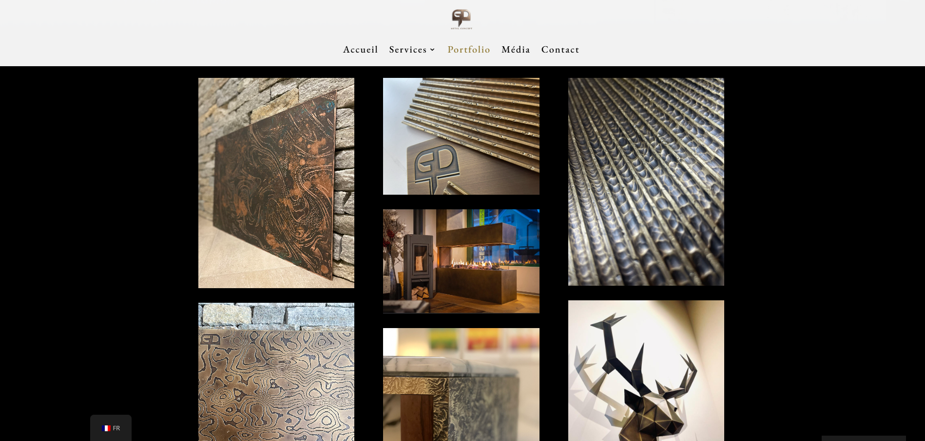 Site vitrine pour un artisan métallier de luxe — vue 3